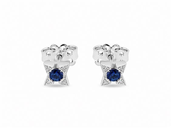 Pendientes Cianfrone Gioielli Mujer in Oro Zaffiro 0.25 Ct OROR-33-198 - OROR-33-198